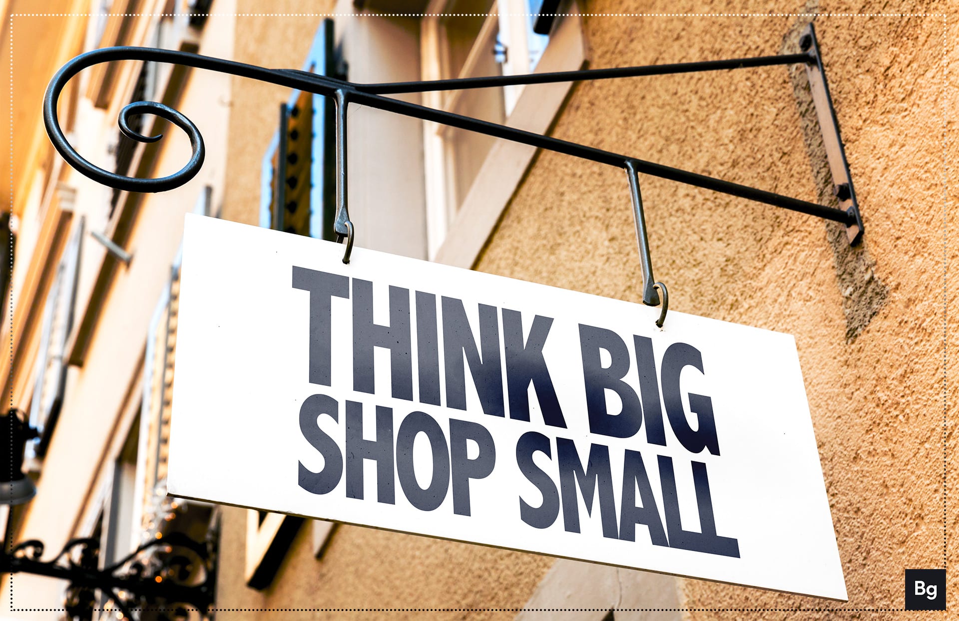 Think Big Shop Small. Incentive for local SEO